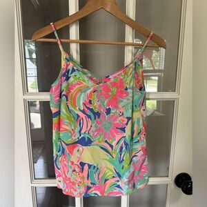 Lilly Pulitzer casa banana camisole top size xs
